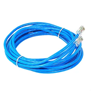 Cabo De Rede Cat5e Montado Azul - 55 Metros