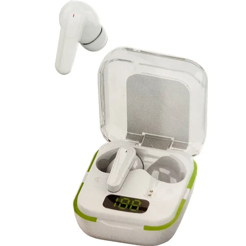 Fone De Ouvido Tws Wireless Bluetooth 5.4 Branco Deep Bass