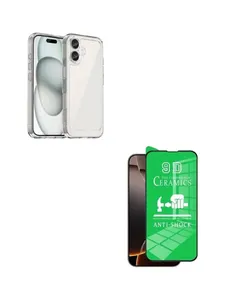 Película Ceramica 9d Flexível Para Linha Iphone 16 Completa Modelo:iphone 16 Plus
