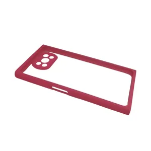 Capa Capinha De Celular Emborrachada Poco X3 Ante Queda Cor:vermelho