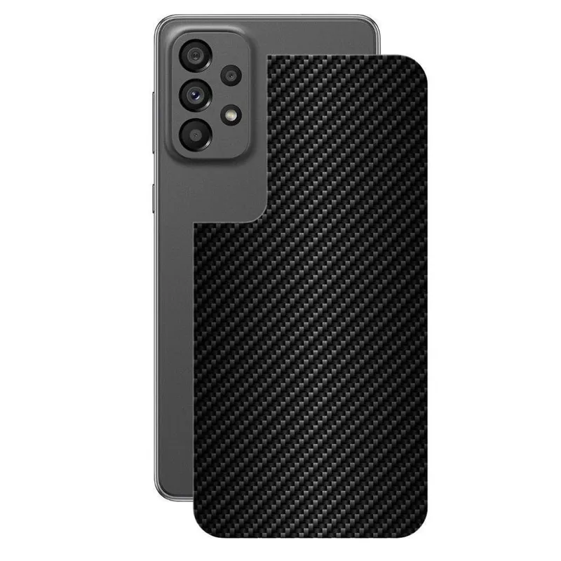 Película Para Samsung Galaxy A73 5g, Traseira De Fibra De Carbono, Preta