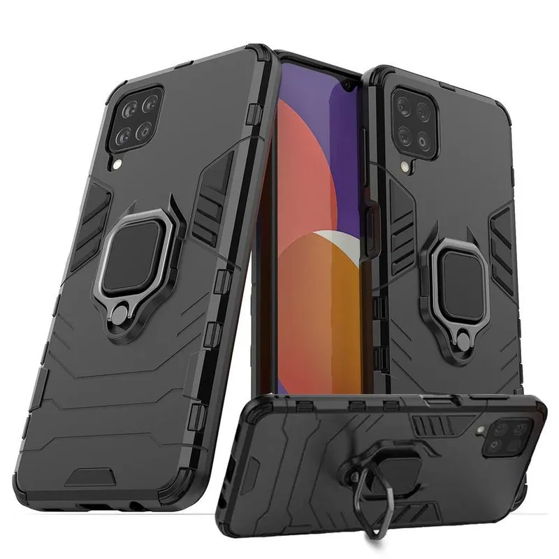 Capa Para Samsung Galaxy M12, Protetora Resistente, Anti Impacto Queda, Armadura Militar, preto