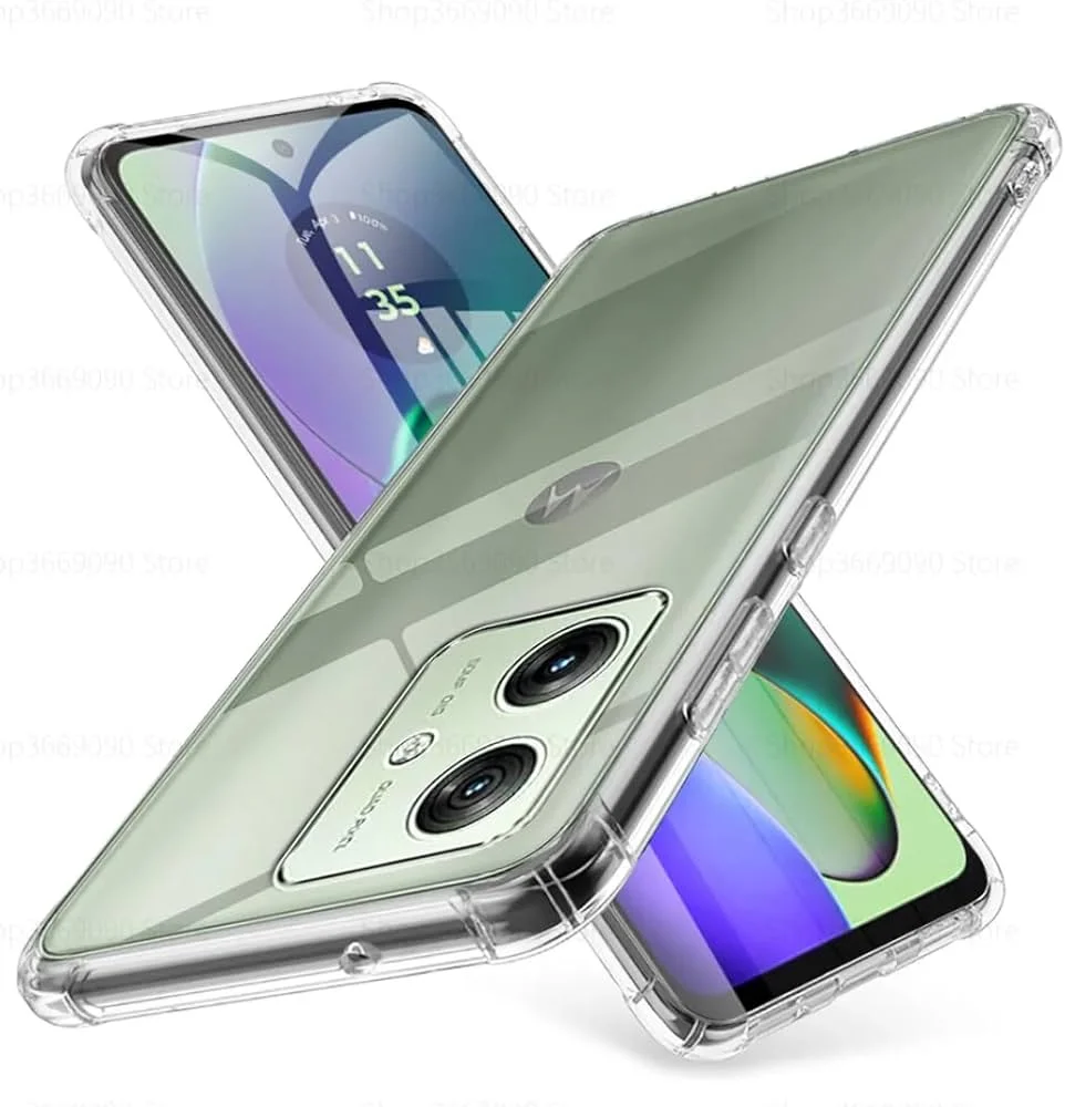 Capa Capinha Para Motorola Moto G54 Case Transparente Com Bordas Anti Impacto