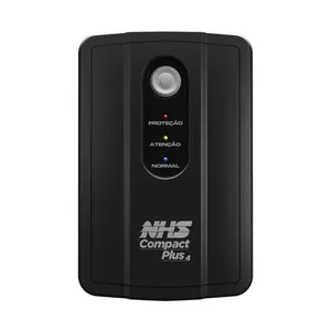 Nobreak Nhs Compact Plus 4, 1500VA, Entrada Bivolt e Saída 120V, Conf. 220V, 2 Baterias, 7Ah Eng USB - 90.D1.B01503