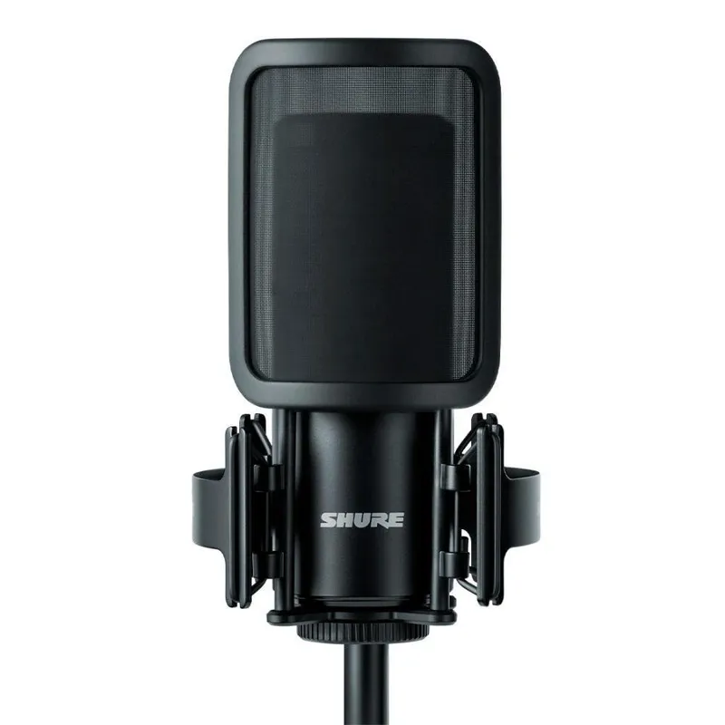 Kit Microfone De Gravação Em Home Studio Shure Sm4
