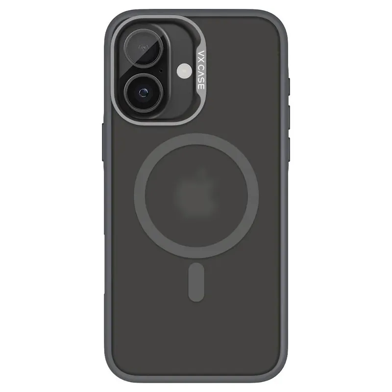 Capa Magsafe Para Iphone 16 Graffiti Com Fundo Fosco - Titanium - Grisalho