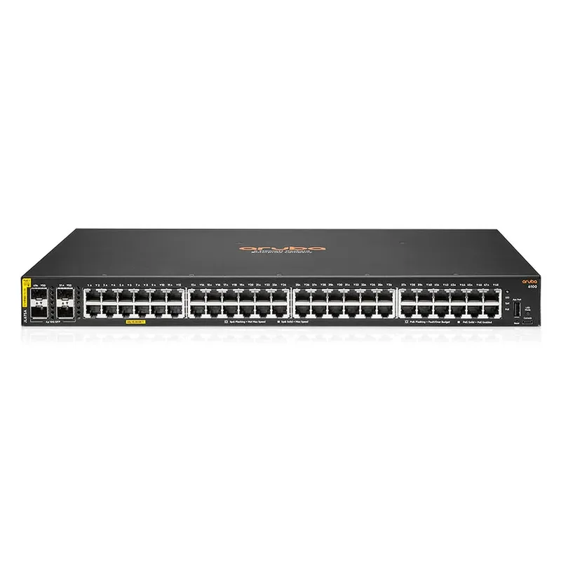 Hewlett Packard Enterprise Switch, Aruba 6100, 48G Poe, Classe 4 - 4SFP+370W JL675A