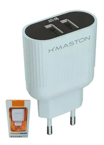 Fonte Carregador H'mastom Y28-4 Com 2 Saídas Usb 3.1a