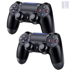 Kit 2 Controles Sem Fio Para Ps4 PC Com Cabo 1m Micro Usb