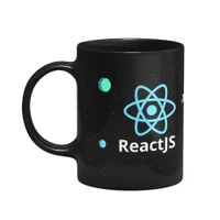 Caneca Dev React Js - Preta