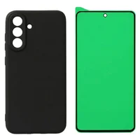 Capinha Silicone Aveludada + Película Cerâmica 9d Para Samsung Galaxy S26 5g