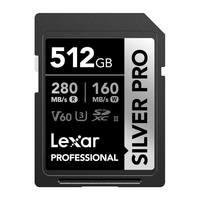 Cartão De Memória Lexar Sdxc 512gb Silver Pro Uhs-i Classe 10 - Lsdsipr512g-bnnnu