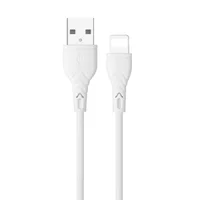 Cabo Usb A Para Lightning Branco 1 Metro Resistente Econômico Seguro