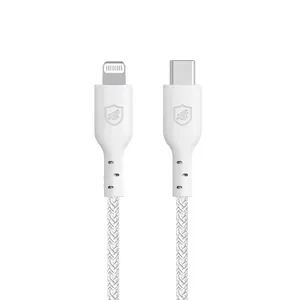 Cabo Ultra Safe - Branco - Lightning / Tipo C - 1,5m - Gshield