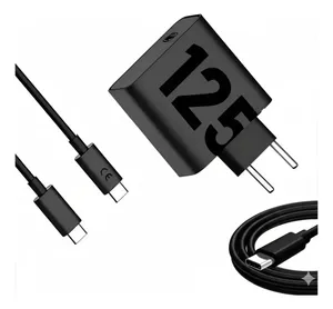 Carregador Turbo Rápido 125w Universal Tipo C + Cabo Usb C