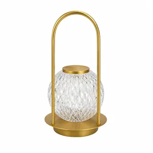 Luminária Retro LED Touch Decorativa Recarregável
