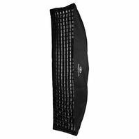 Softbox Greika 35x140cm Retangular Strip Light Com Grid Para Flash Com Sistema Bowen