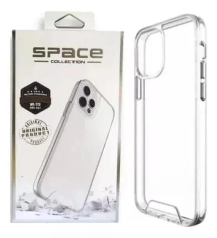 Capinha Acrilico Space Collection Para Iphone 16 Transparente