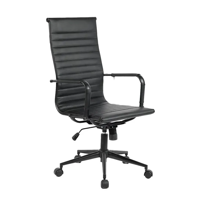 Cadeira De Escritório Presidente Giratória Com Relax New Best All-black Preta