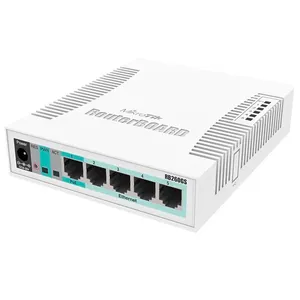 Switch Mikrotik Smart Rb260gs - 5 Portas Gigabit - Swos - Expansão Sfp - Css106-5g-1s