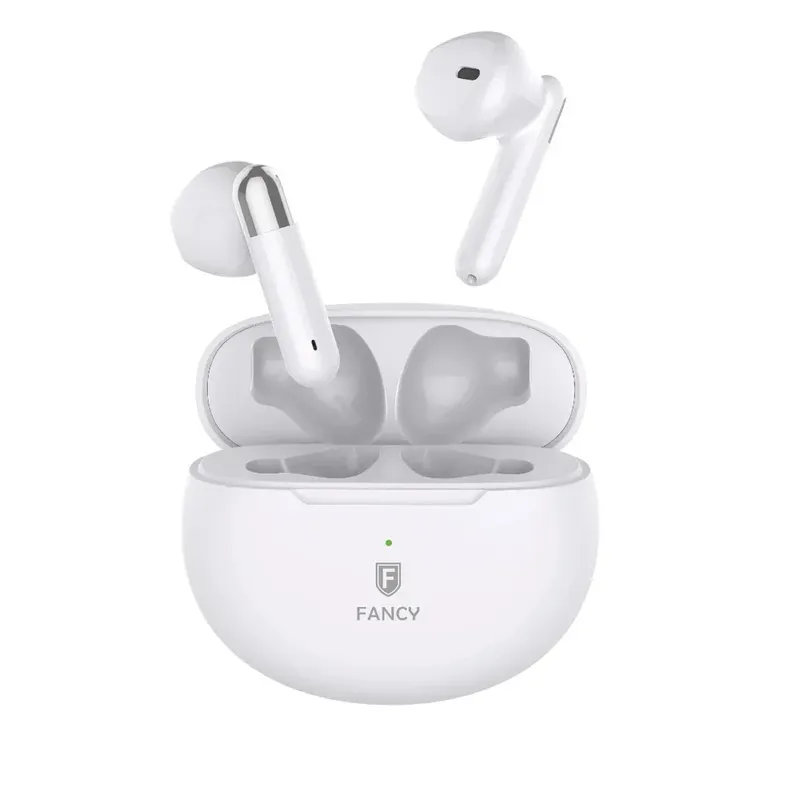Fone De Ouvido Bluetooth Tws Para Iphone Android Branco Branco Fancy