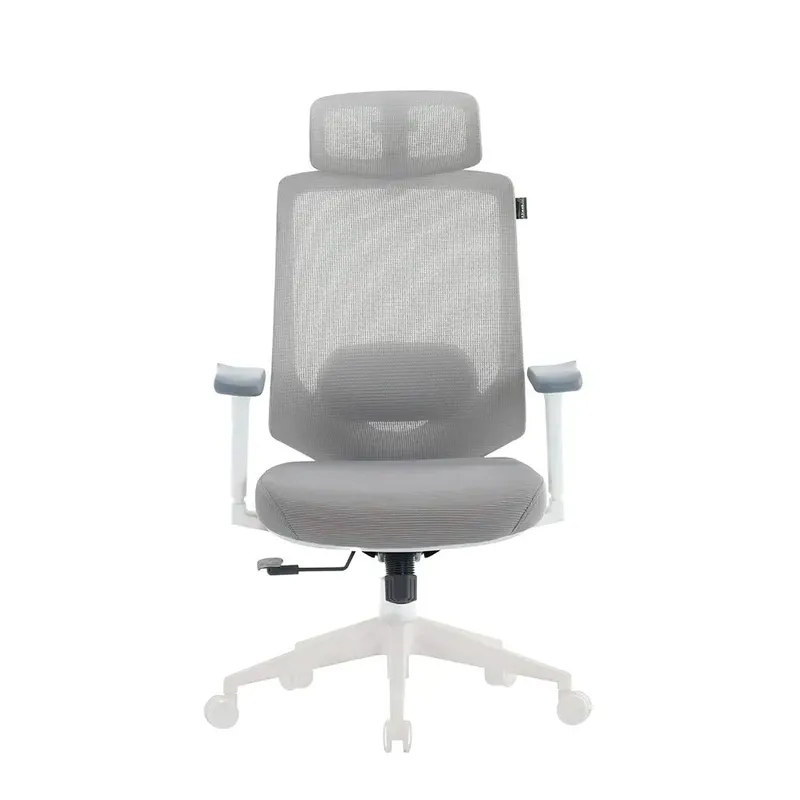 Cadeira Office XT Office X-Power, Até 130Kg, Reclinável, Braço 3D, Cilindro de Gás Classe 4, Tela Mesh, Branca e Cinza Claro - XTO-109