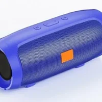Caixa De Som Azul Mini 3 17cm Portátil Com Conexão Via Bluetooth