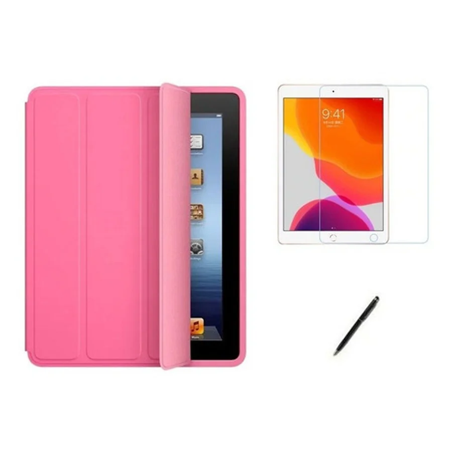Kit Capa Smart Case Tablet 9a Geração 10.2 /can/pel - Preto