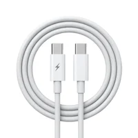 Cabo Usb C Para Usb C 1m Carregamento Rápido Branco Premium
