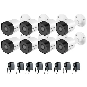 Kit 08 Câmeras De Segurança Hd 720p 1mp Vhd 3130 B G5 Intelbras Com Fonte Alimentação