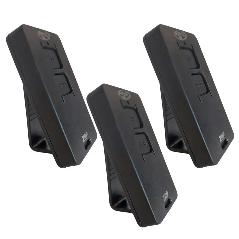 Kit 3 Controles Zap Pop Ppa Portão Automatico Rolante Code Learn 433,92