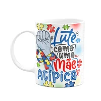 Caneca - Autista - Lute Como Uma Mãe Atípica