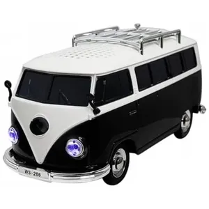 Caixa De Som Bluetooth Portátil Miniatura De Kombi (preta)
