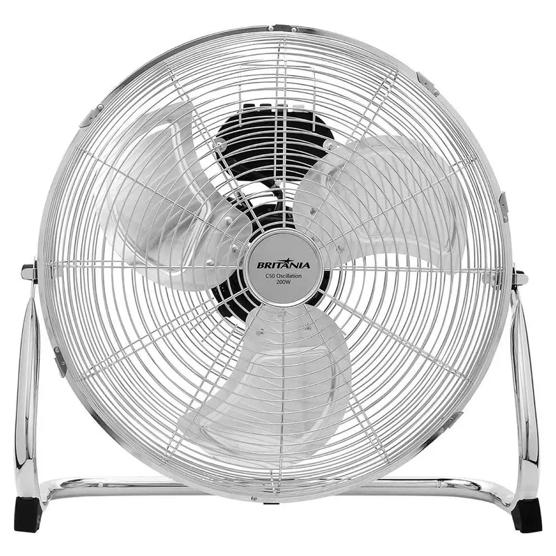 Circulador De Ar Britânia C50 Oscilattion, 50cm, 200w, 3 Velocidades - 110v