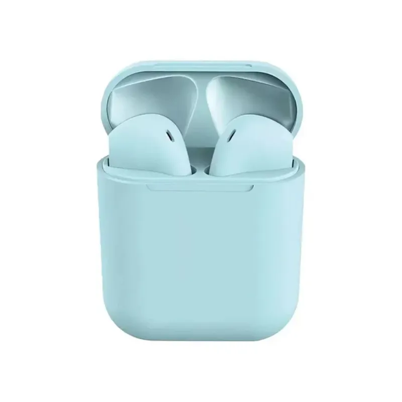 Fone De Ouvido Bluetooth Sem Fio Inpods 12 Macaron Azul Pastel Claro