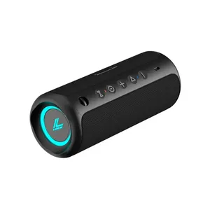 Caixa De Som Level Sound Lite 30w, Bluetooth, 12h De Duração Ipx7, RGB - Preta