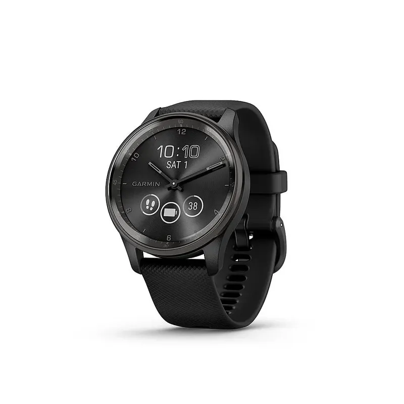 Garmin - Vívomove Trend Hybrid Smartwatch 40 Mm Polímero Reforçado Com Fibra - Aço Inoxidável Prateado-010-02665-03