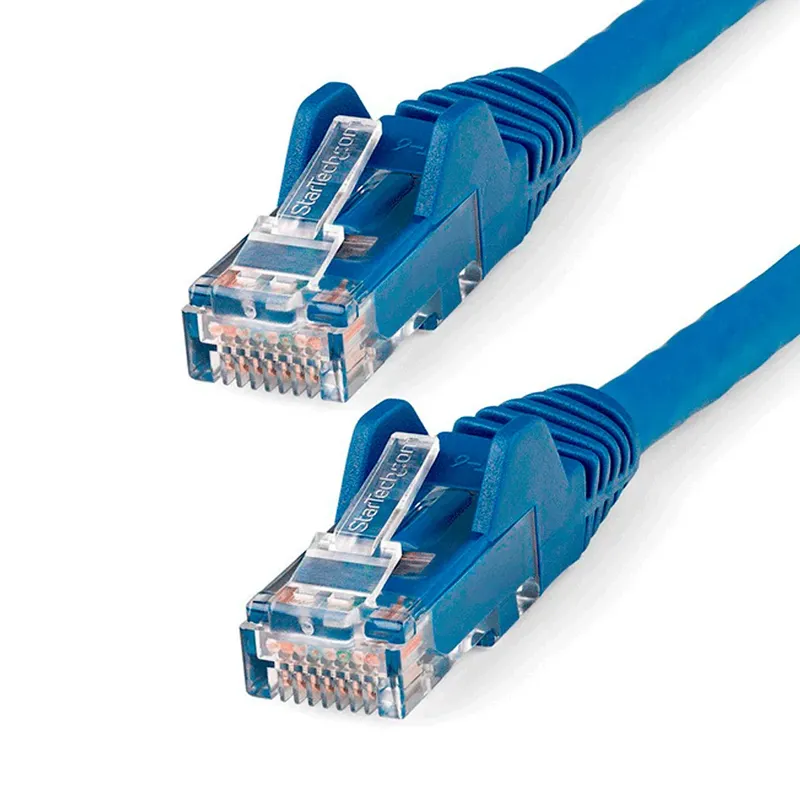 Cabo De Rede Cat6, Patch Cord 0.5 Metros, Cat605bl, Pluscable - Azul