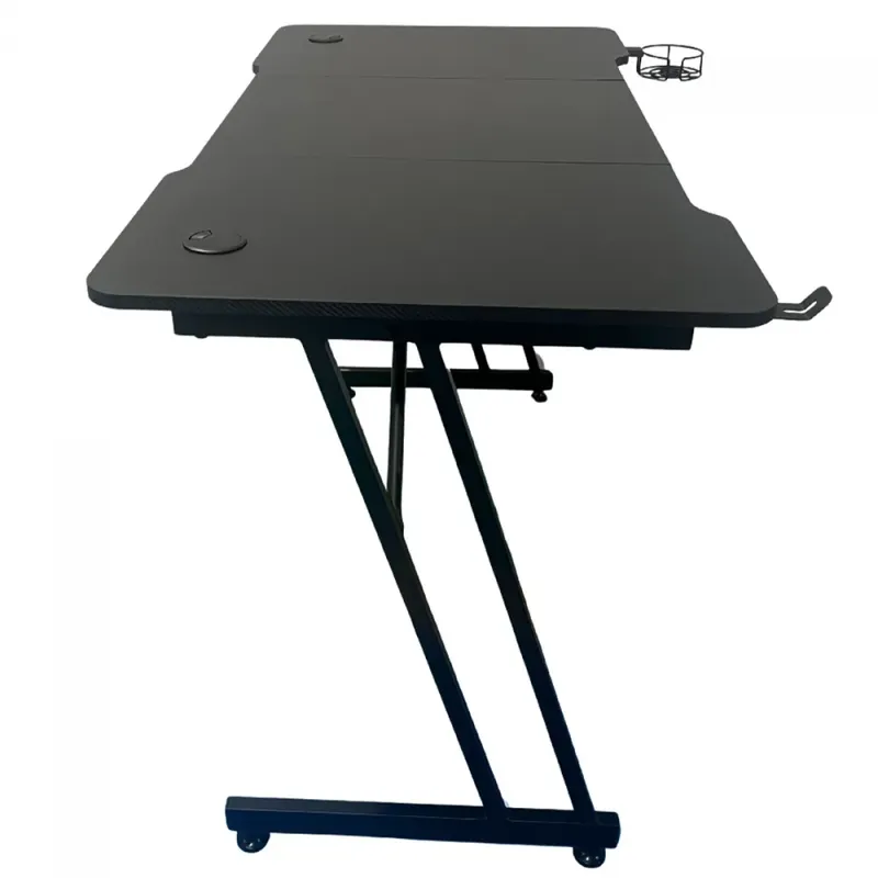 Mesa Gamer Slim Preta Escrivaninha Resistente Hayom Mg1000