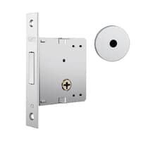 Fechadura De Segurança Trava Tetra Auxiliar 1002 Três Voltas Cromado 40mm Stam
