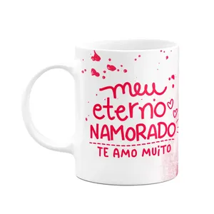Caneca Namorados - Meu Eterno Namorado - Sou Apaixonada