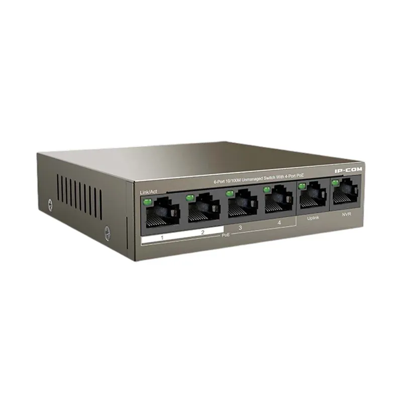 Switch Ip-com F1106p-4-63w 6 Portas 10/100 Poe Não Gerenciado