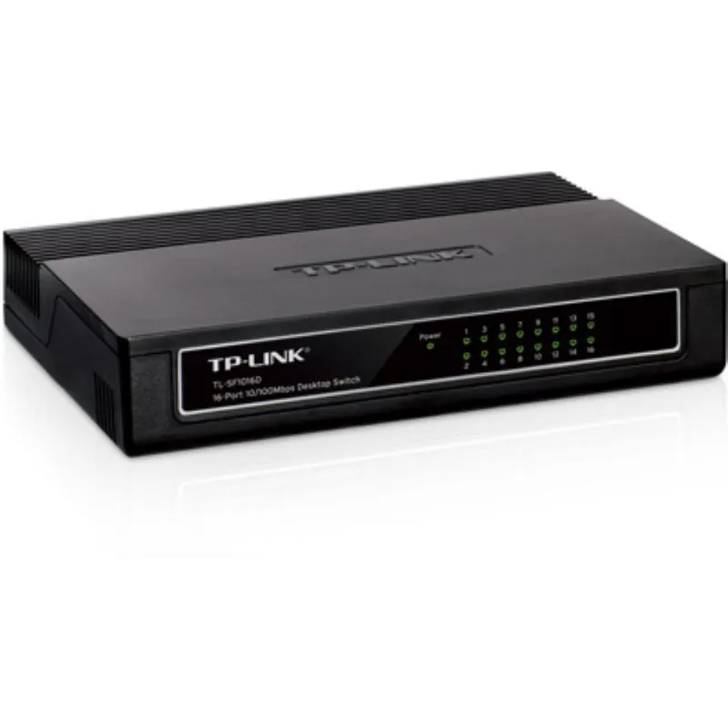 Switch TP-Link de mesa, Fast Ethernet, 10/100Mbps, 16 Portas - TL-SF1016D