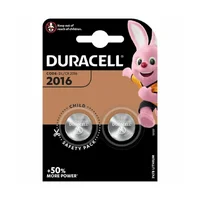 Bateria Duracell CR2016 3V Lítio c/2 Unidades