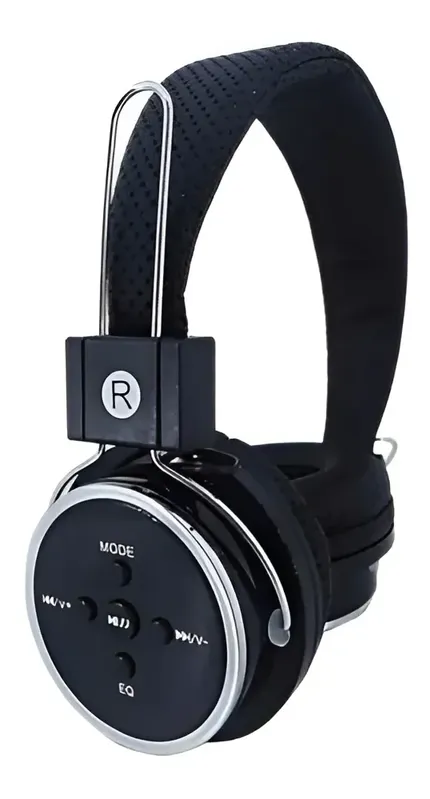 Fone De Ouvido Sem Fio Bluetooth E Sd Mex B-05 - Preto