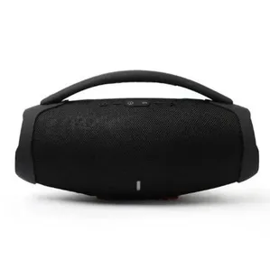 Caixa De Som Recarregável Portátil 70w Booms Box Bluetooth 35cm Cor Preto