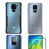 Película Defender Glass + Câmera + Nano Traseira + Capa Dual Shock X Para Redmi Note 9 - Gshield