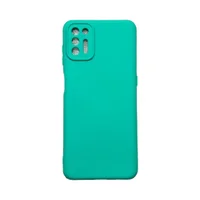 Capa Moto G9 Plus Silicone Aveludada Protege Câmera Colorida Capinha Anti Impacto Moto G9 Plus:verde Água