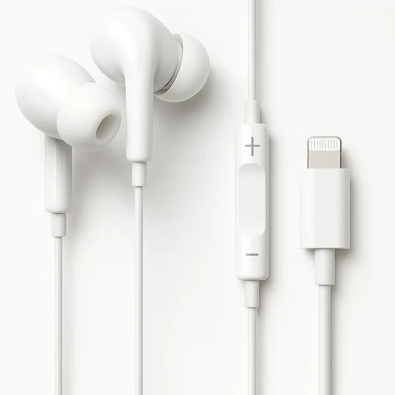Fone De Ouvido Lightning Para Iphone 7 8 Plus X Xr 11 12 13 Cor Branco