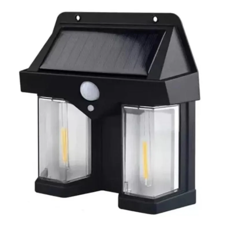 Luz De LED Arandela Solar Parede Rústica Sensor De Presença Bm-8529